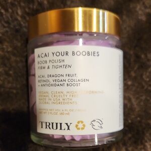 TRULY Acai Your Boobies Boob Polish - Pink and Gold